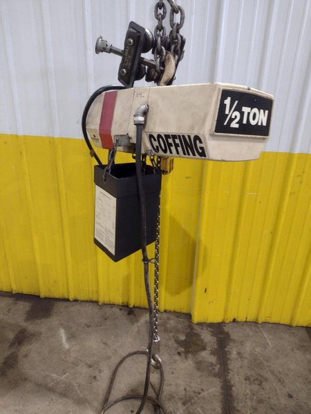 1/2 TON COFFING MODEL #EC-1016-2 POWERED MOTORIZED CHAIN HOIST: YOBRO #25042