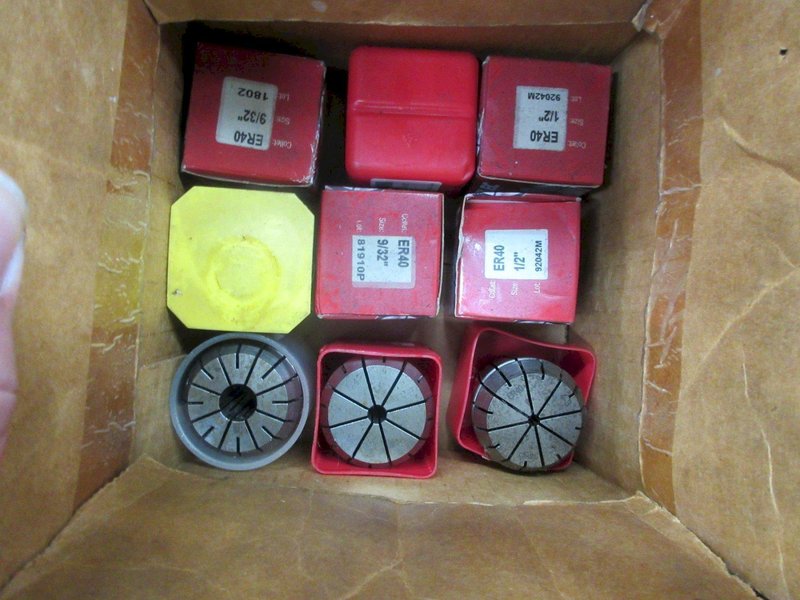 ER40 Collets  (16pcs) Some New In Packages- Auction Item