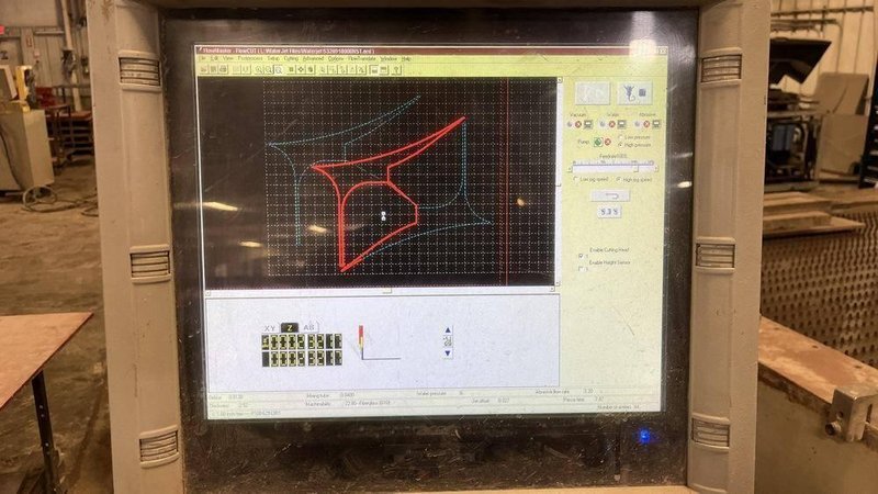 2004 Flow IFB 6012 Waterjet Cutting System (#5219)