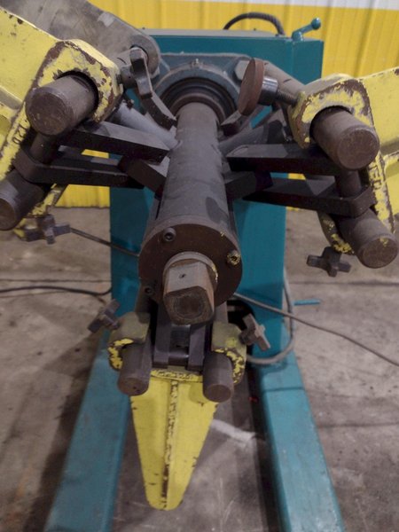 4,000 LB X 16" DURANT MODEL #MD-401-M MOTORIZED UNCOILER COIL REEL: YOBRO #24499