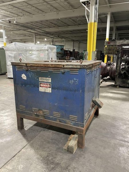 DYNARAD MODEL EC1700 1700# ELECTRIC RESISTANCE MELTING FURNACE WITH CONTROLS