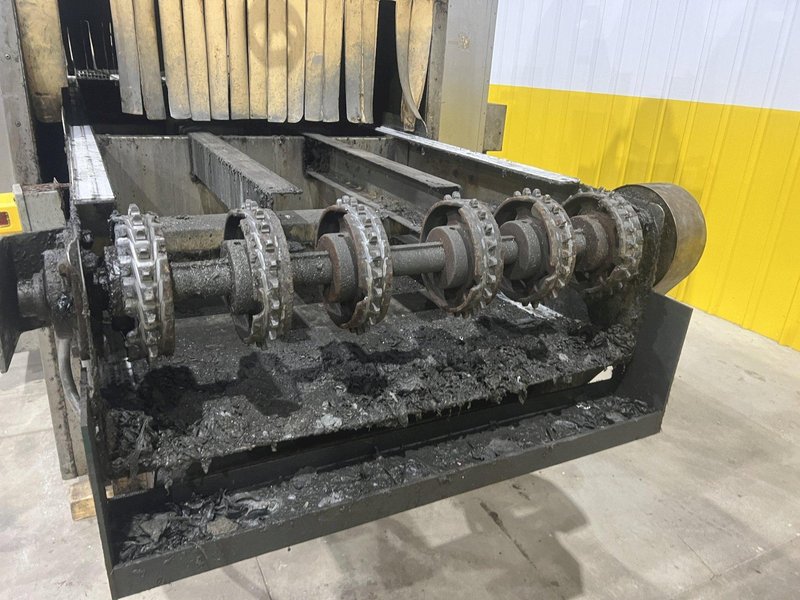 3 STAGE X 36&quot; X 18&quot; WALSH MODEL #AOE286 STEEL MESH-BELT PASS-THROUGH STAINLESS WASHER: STOCK #20166