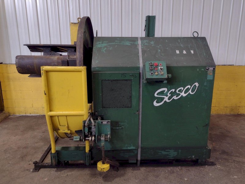 10,000 LB X 30&quot; SESCO MODEL 55-387 MOTORIZED COIL REEL UNCOILER: STOCK #18543