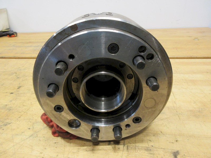 MMK 10 " 3 Jaw Power Lathe Chuck HA8-10-66, A2-8 Mounting with Center Plug and Mounting Bolts- Auction Item