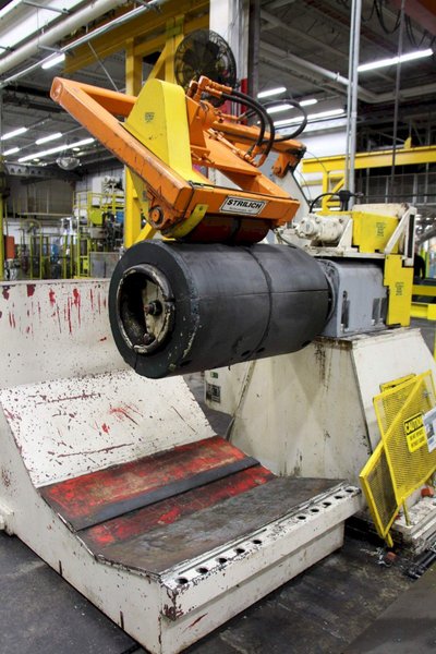 20,000 LBS X 36&quot; STRILICH DRIVEN COIL REEL &amp; CAR: STOCK # 67552