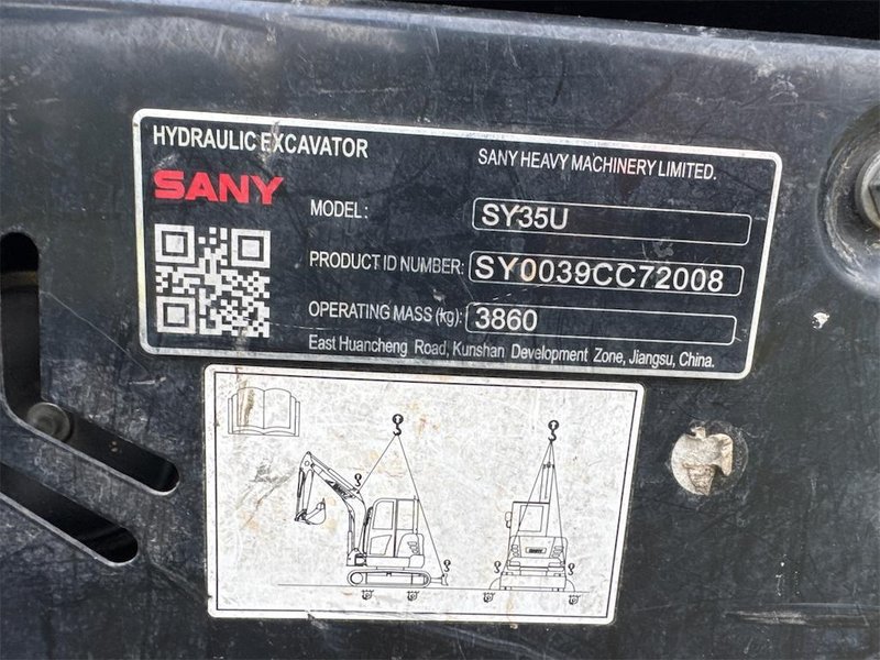 2025 Sany SY35 SY0039CC72008