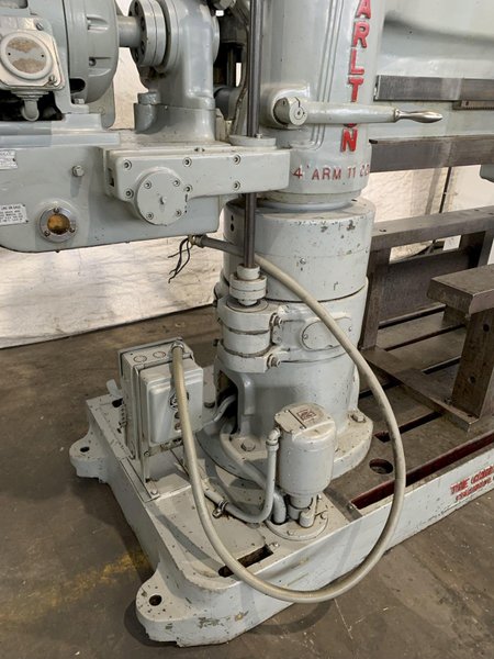 4&#039; X 11&quot; CARLTON 1A RADIAL ARM DRILL. STOCK # 0850023.