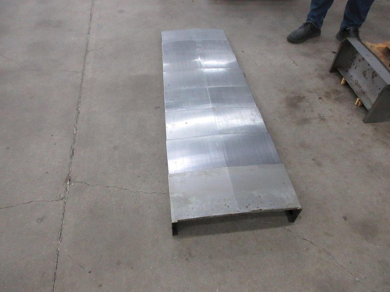 Used Haas X-Axis Waycover Set #93-2667 Left or Right Side For VF-5 Machines Before 2002.