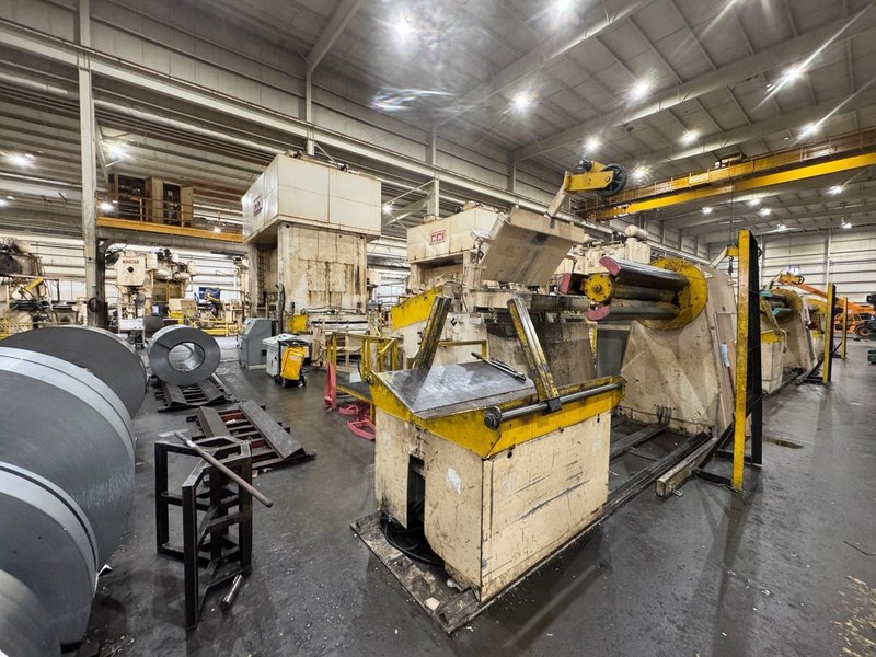 COE PRESS Complete Coil Feed Line 30,000 Lbs. x 72" Wide