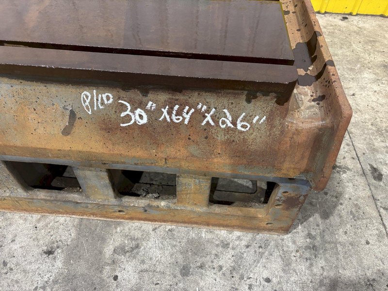 32&quot; X 65&quot; T SLOTTED DRILL BOX SETUP STEEL TABLE: STOCK #23230