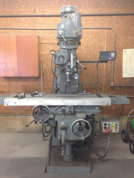 5HP SUPERMAX RAM TYPE VERTICAL MILLING MACHINE: STOCK #64117