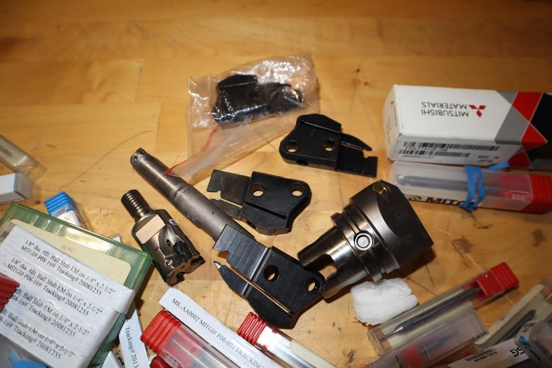 HUGE Assortment Of Carbide Endmills - All Shapes &amp; Sizes, Few Modular Tool Holders- Auction Item