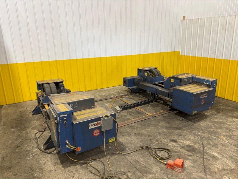 34 TON (68,000 LBS) PANDJIRIS MODEL #PR100 GEAR DRIVEN POWERED TANK TURNING ROLLS: YOBRO #24351