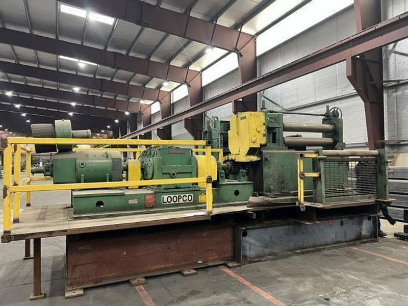 48&quot; x .312&quot; x 30,000# Loopco Slitting Line with 3 Heads and Banding Line Components (14299)