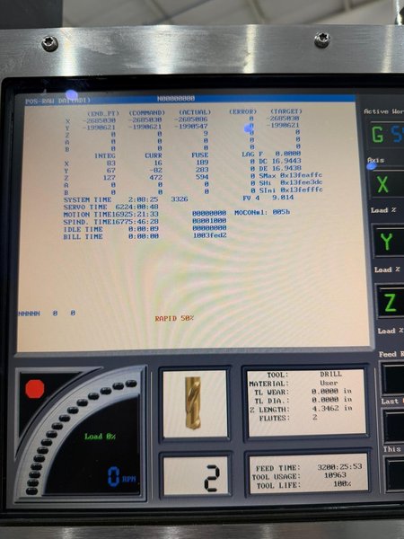 Haas VF-5/40 CNC Vertical Machining Center – 10,000 RPM, 4th Axis Ready Mill