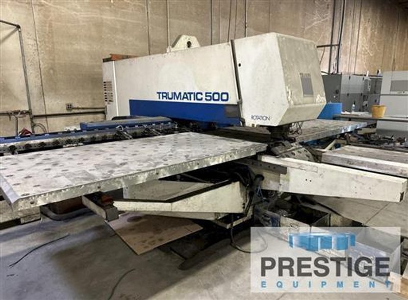 Trumpf 25 Ton TC-500 CNC Punch And Contour Machine