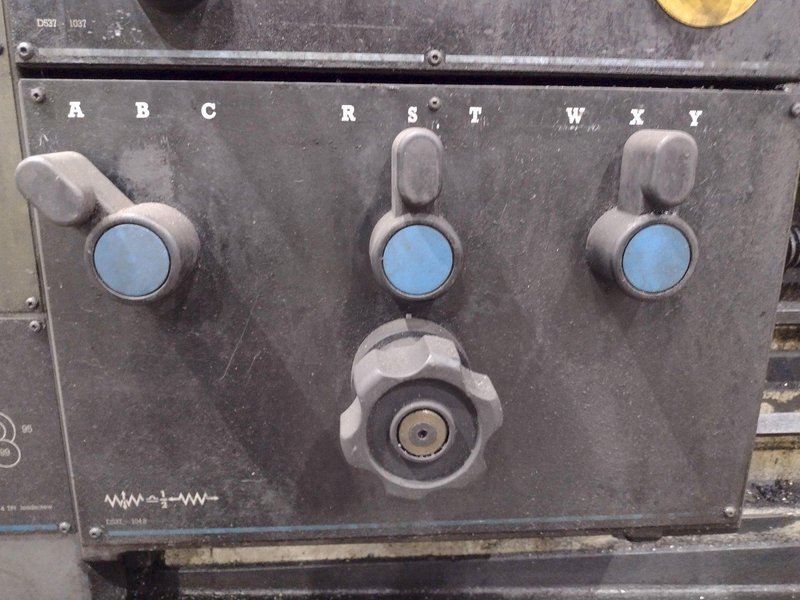 13&quot; X 50&quot; CLAUSING COLCHESTER MODEL #13 ENGINE LATHE 1.65&quot; HOLE: STOCK #23357