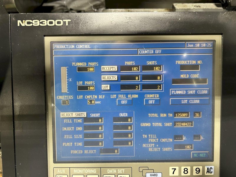 Nissei PS40E5A Used Injection Molding Machine, 44 Ton, 1.9 oz.