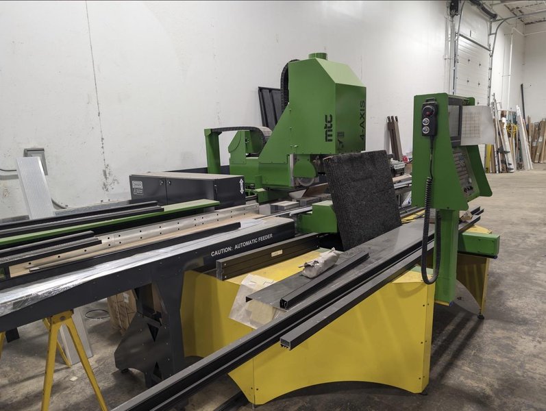 MTC HARP772 CNC Drilling &amp; Cut-Off Machining Center, 2019- 6 Tool Stations, 288″ Index Travel