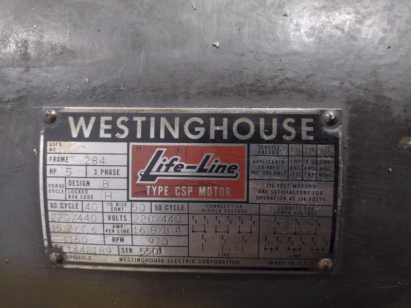 LANDIS #48 SINGLE SPINDLE THREADER: YOBRO #24700