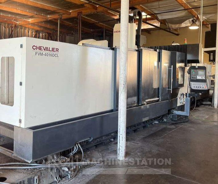 Chevalier FVM-4016DCL CNC Bridge Mill – 50 Taper Mill