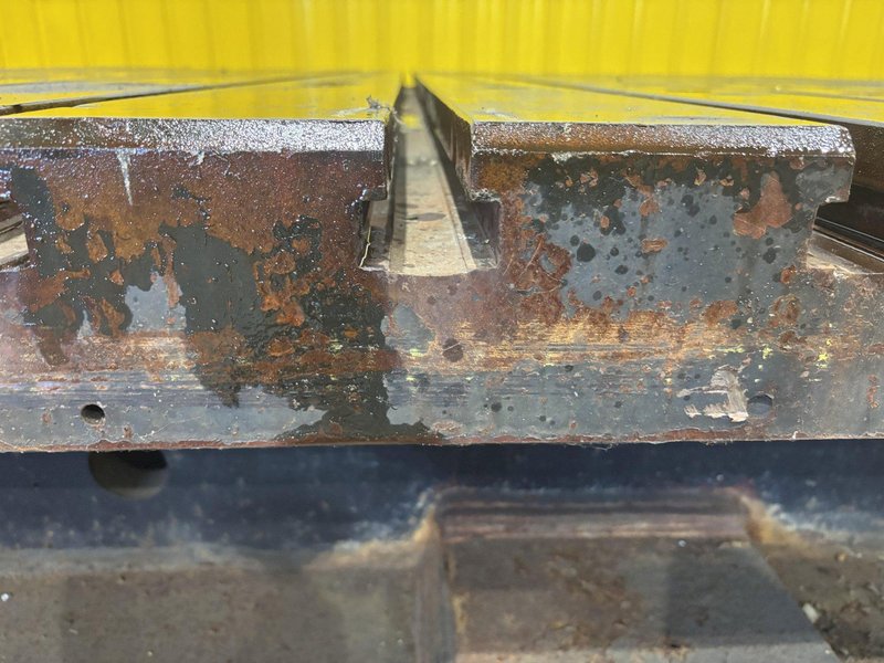 15&#039; X 8&#039; X 17&quot; HIGH T-SLOTTED BOLSTER , FLOOR PLATE / LAYOUT TABLE: YOBRO #23985