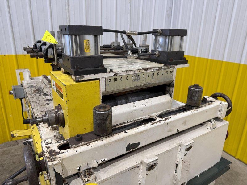 12" WIDE x .156" CHS MODEL #PTS-300-7-12 7 ROLL COIL STRAIGHTER - PULL THROUGH: YOBRO #24163