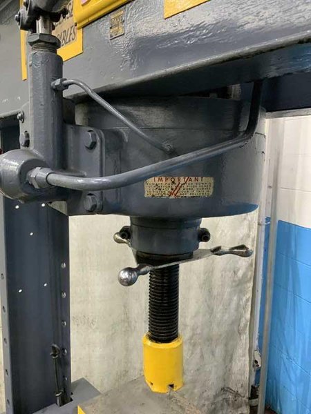 75 TON DAKE MODEL 75H 75-TON H-FRAME HYDRAULIC SHOP PRESS: STOCK # 4149