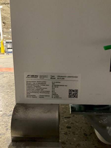 F&amp;K DELVOTEC M17LSB ULTRASONIC LASER BONDER