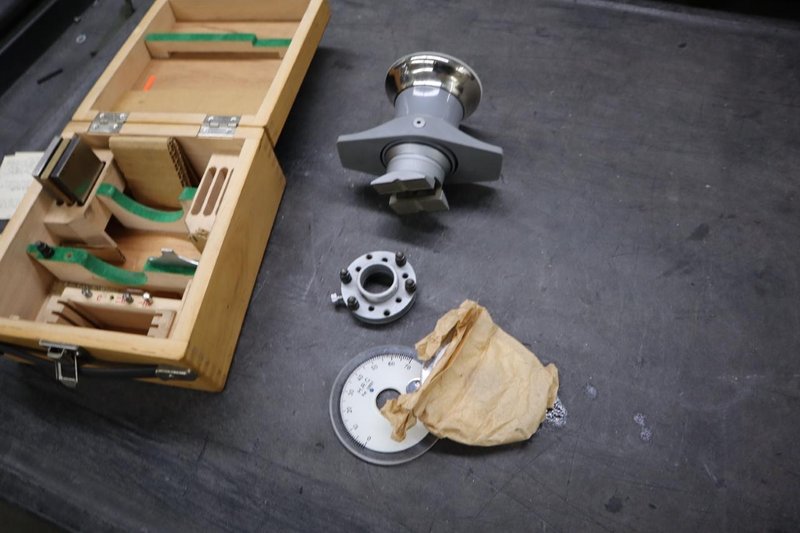 Newage Portable Hardness Tester with Standards in Wood Case- Auction Item