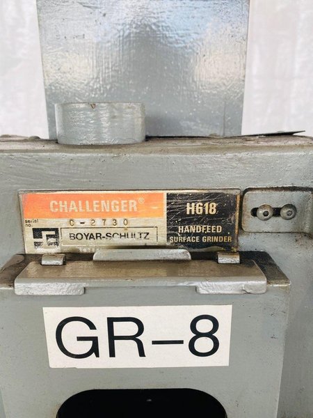 6&quot; X 18&quot; BOYAR-SCHULTZ SURFACE GRINDER. STOCK # 0609120