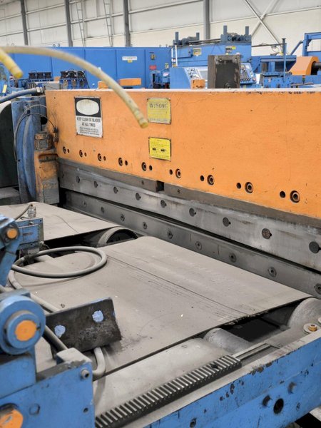 60" X 0.070" X 30,000# HERR VOSS CUT TO LENGTH LINE STOCK# 3995