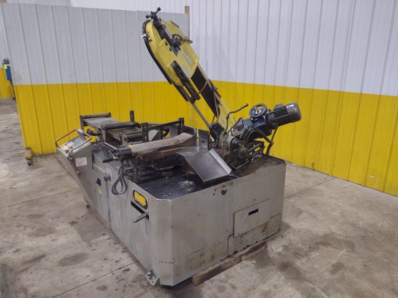 10" x 12" FMB JUPITER AUTOMATIC 60 DEGREE MITRE HORIZONTAL BANDSAW. STOCK #0655326