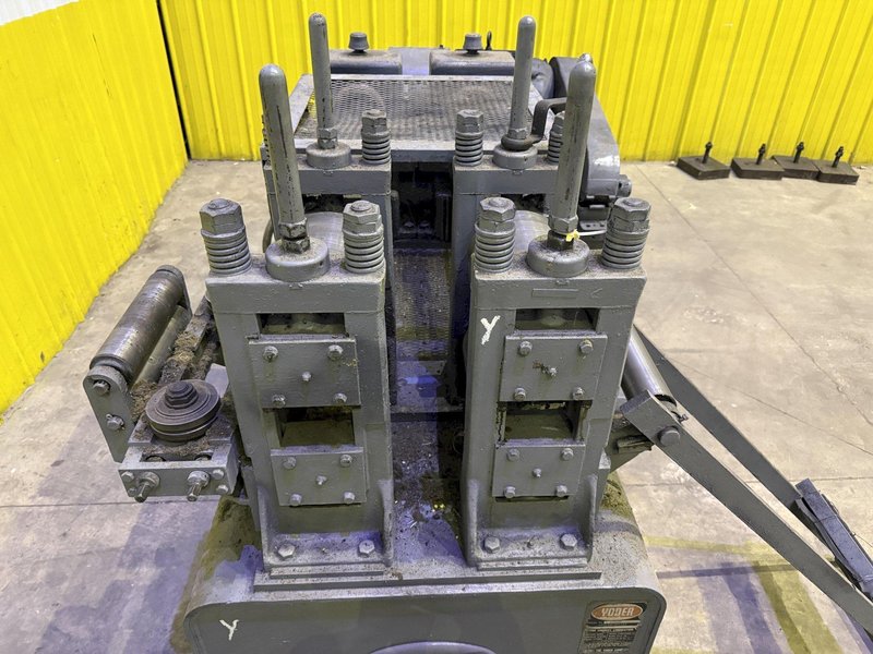 8" WIDE YODER 4-ROLL POWERED COIL FEEDER: YOBRO #24666