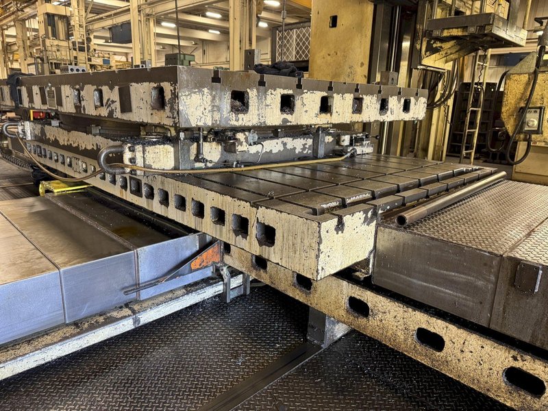 6&quot; GIDDINGS &amp; LEWIS H60-T CNC 4-AXIS HORIZONTAL BORING MILL WITH POWERED TAILSTOCK. STOCK # 1002025