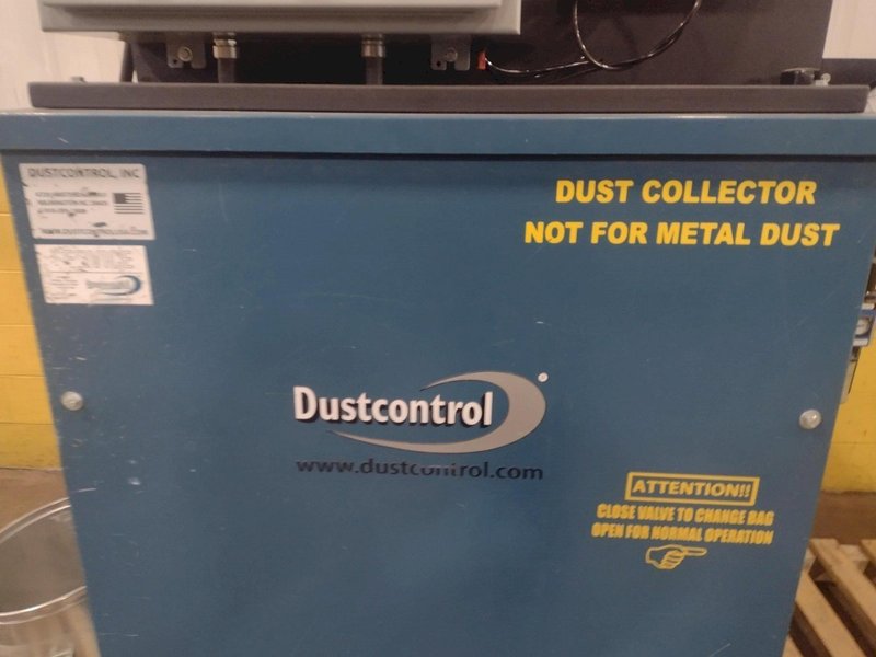 15 HP DUSTCONTROL MODEL #DC-11 &amp; RAF-1600 DUST COLLECTOR SYSTEM: STOCK #17169