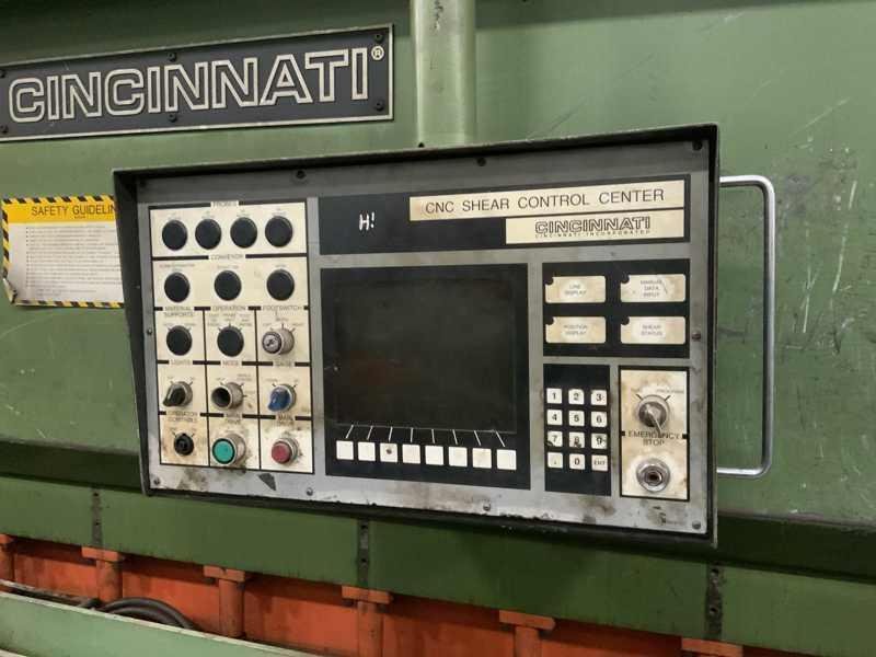 1995 Cincinnati 500 HS 12 Hydraulic Power Shear (#5523)