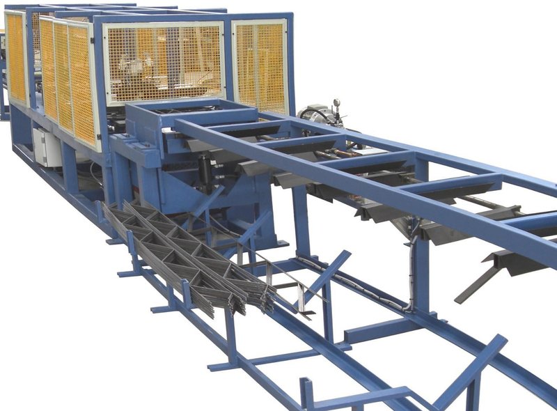 2015 EUROBEND MODEL #PLT AUTOMATIC ZIG-ZAG WIRE MESH WELDING LINE FOR TRUSS REINFORCEMENTS: YOBRO #24463