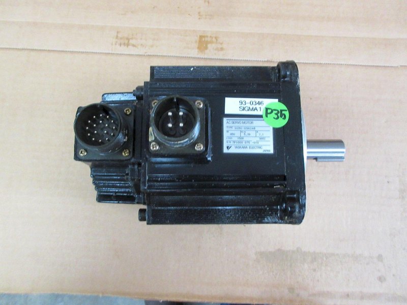 Used Haas Sigma 1 (Short) Servo Axis Motor (Yaskawa SGMG-09A2AB) Part #93-0346