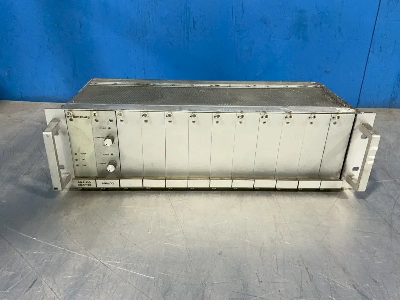 RANSBURG PLC RACK ASSEMBLY W/ANALOG MODULES  -  EURO-36765-401