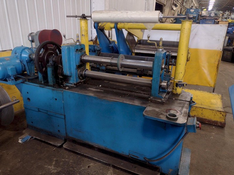 36" X 4" X 12,000 LBS YODER / STAMCO MOTORIZED SLITTING LINE STOCK #3731