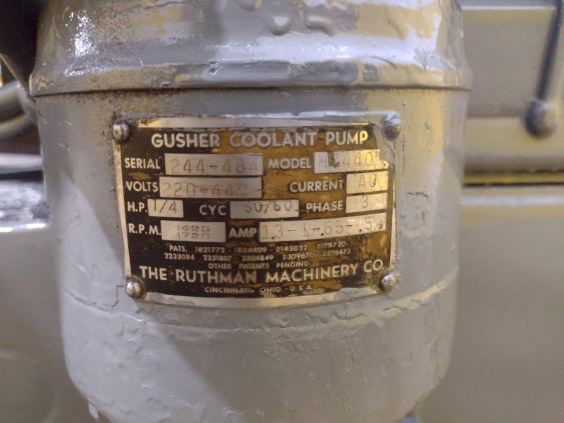 15 HP KEARNEY &amp; TRECKER MODEL #4CH VERTICAL MILL: STOCK #22776