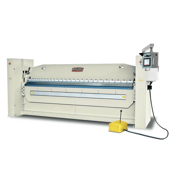 10′ x 10Ga Baileigh BB-12010H-NC Heavy Duty Hydraulic Box and Pan Brake, 2023 – Brand New!, 1-Year Parts Warranty