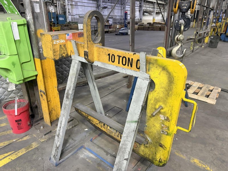 10 TON X 48" CALDWELL MODEL 82-10-48 COIL LIFT C HOOK: YOBRO #25230