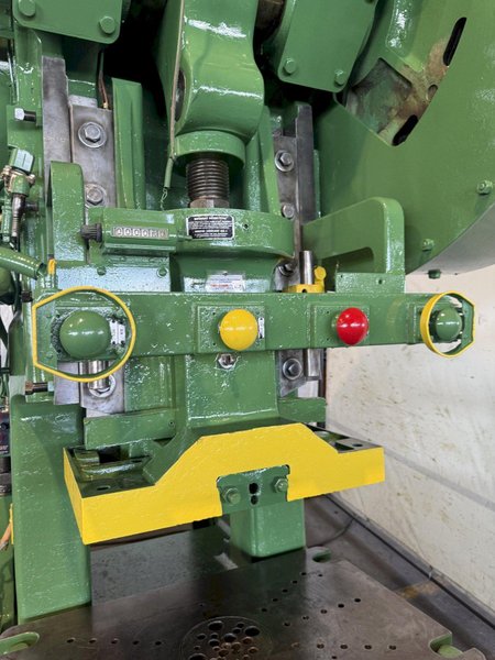 75 TON MINSTER # 7 BACK GEARED OBI PRESS. STOCK # 1218825.