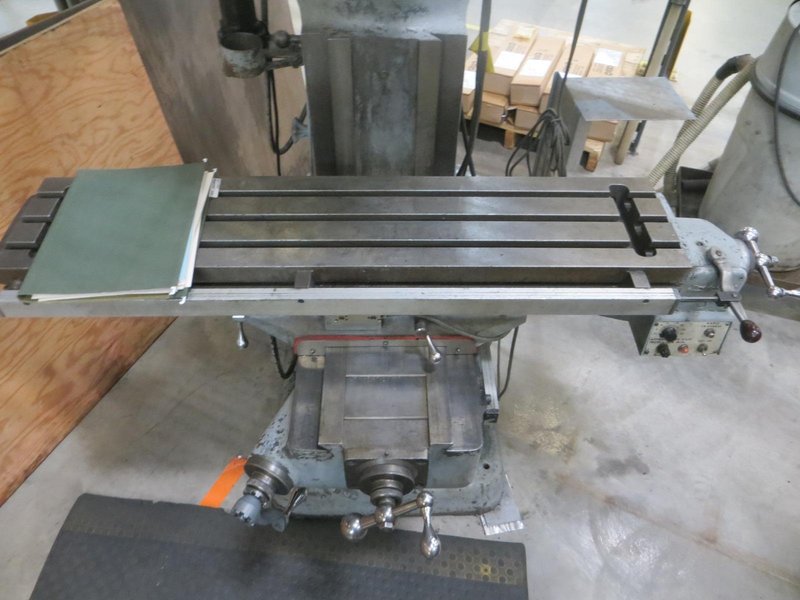 Bridgeport 2J Anilam Mini Wizard 2 Axis DRO Vertical Knee Mill- Auction Item