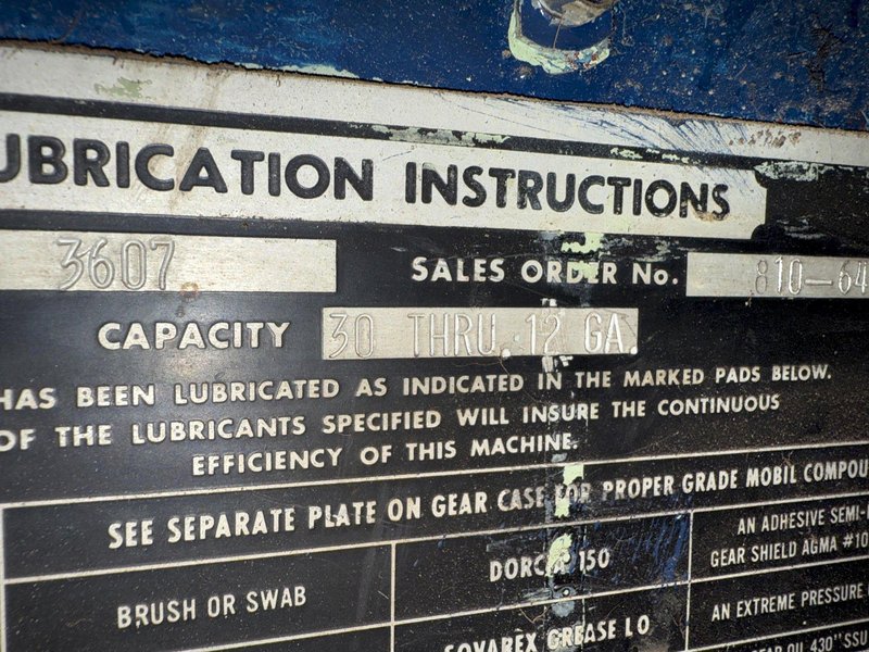 36&quot; HI-RIB (7.2 TYPE) PANEL RAFTED ROLLFORMER LINE;  INCLUDES UNCOILER, FLYING SHEAR &amp; STACKER: YOBRO #24156