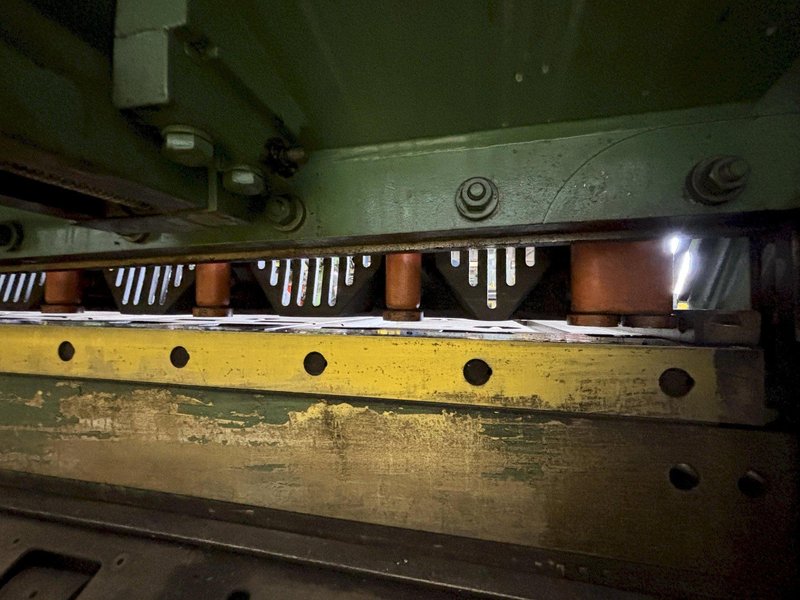 10&#039; X 3/8&quot; CINCINNATI MODEL #375X10 HYDRAULIC SHEAR: STOCK #22818