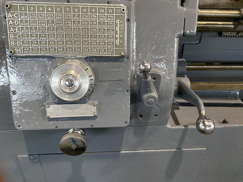 18" X 60" MONARCH ENGINE LATHE. STOCK #  0628822