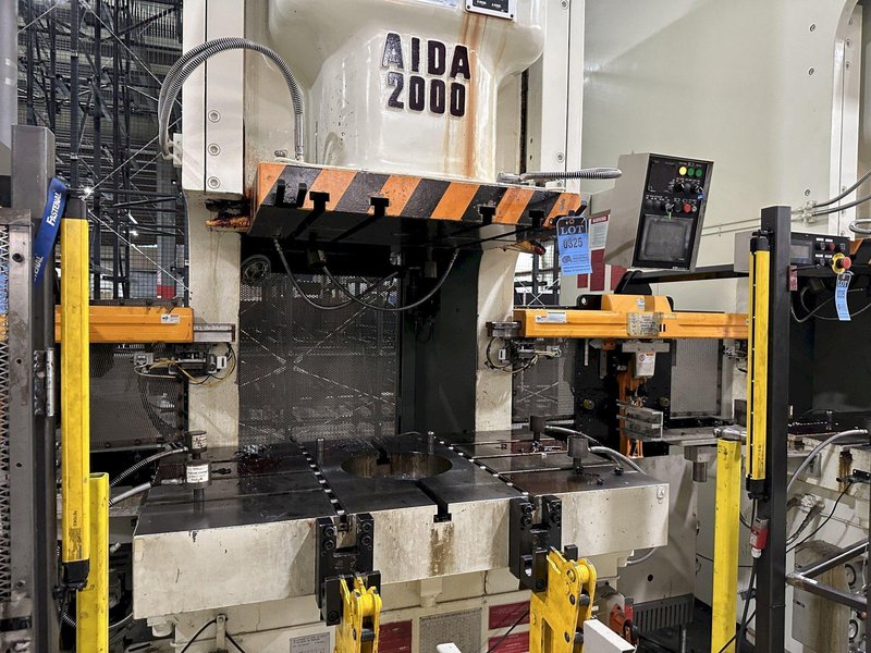 220 TON AIDA GAP FRAME METAL STAMPING PRESS